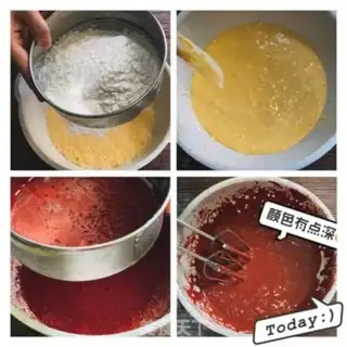 Make Red velvet cake step 2