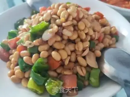 Make Three-coloured beans step 11