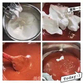 Make Red velvet cake step 4