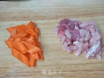 Make Scrambled carrots step 2