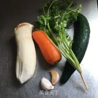 Make cucumber apricot mushrooms step 0