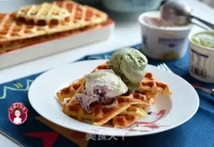 Make The pasta waffles step 15
