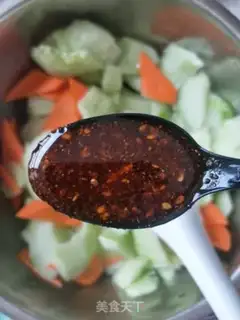 Make cucumber with pork step 2