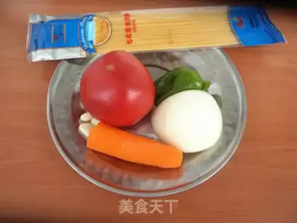 Make Red shrimp pasta step 0
