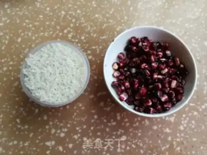 Make Black corn congee step 0