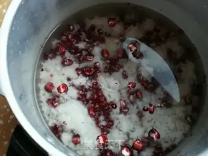 Make Black corn congee step 1