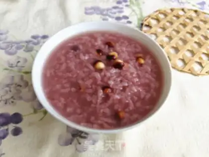 Make Black corn congee step 2