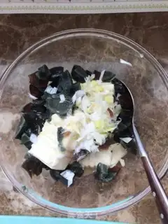 Make Eggs, tofu step 1