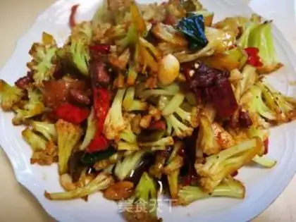 Make Big fried flowers step 8