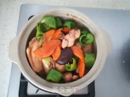 Make Yellow chicken step 9