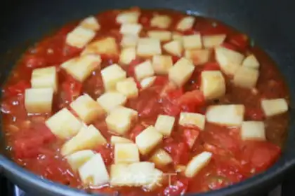 Make Tomato potatoes step 3