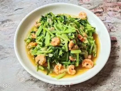 Make Celery and shrimp step 6