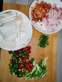 Make Fried sour tofu step 1
