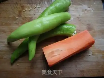 Make Carrot peppers step 1