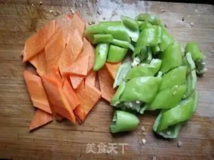 Make Carrot peppers step 2