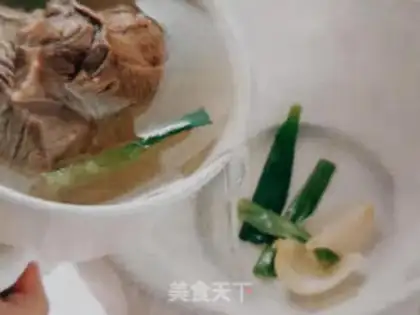 Make Hot beef soup step 1