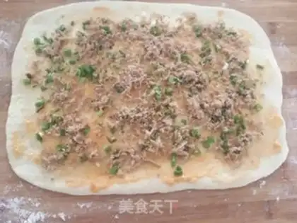 Make Onion pine toast step 8
