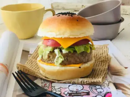 Make Cheese Falls Burger step 6