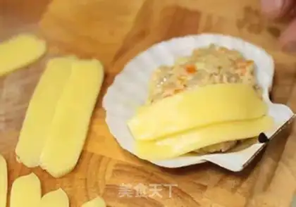 Make Cheese scallops step 4