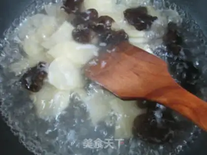 Make ♪ Black-muck potato fried fans ♪ step 4