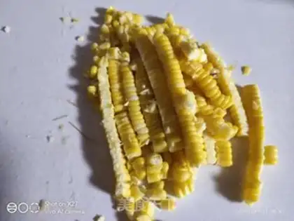 Make Yogurt corn shakes step 1