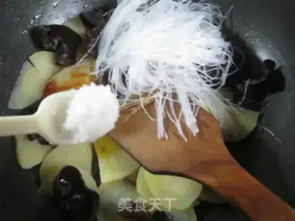 Make ♪ Black-muck potato fried fans ♪ step 7