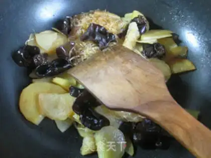 Make ♪ Black-muck potato fried fans ♪ step 8