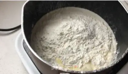 Make Swan puff step 1