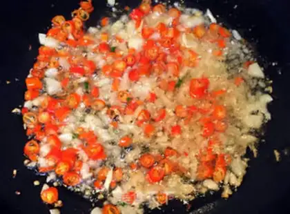 Make Frozen needle mushrooms step 2