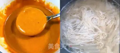 Make Sesame sauce noodles step 2