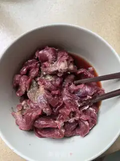 Make Beef celery step 1