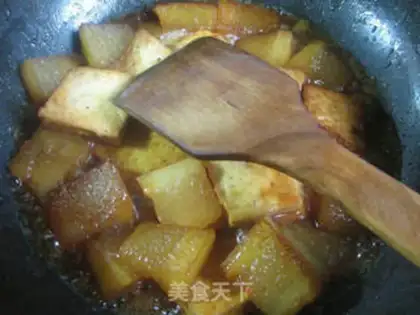 Make The old tofu burns the melon step 10