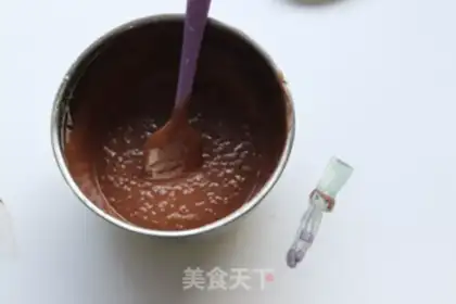 Make Low sugar, hot chocolate cake step 4
