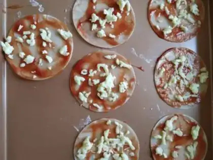 Make Pizza dumplings step 2