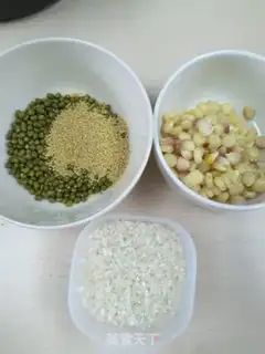 Make Green bean congee step 0