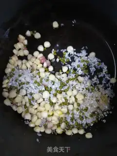 Make Green bean congee step 1