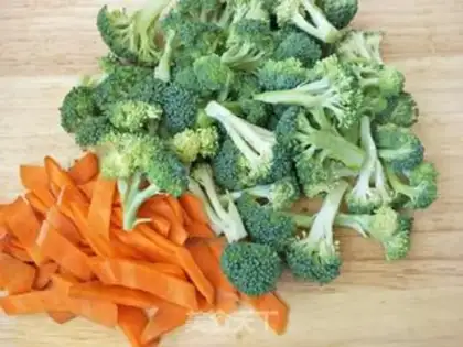 Make Time food and fried meat step 1