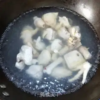 Make Tea mushroom chicken stew step 4
