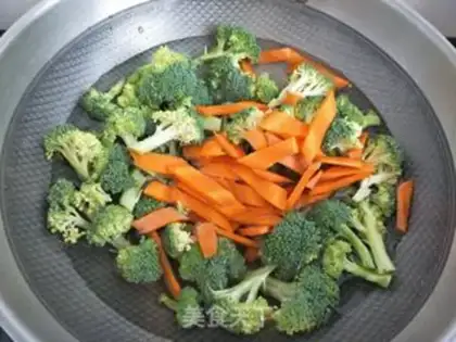 Make Time food and fried meat step 2
