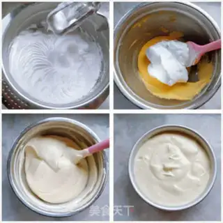 Make Sea salt cheese cap cake step 2