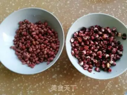 Make Black corn, red beans step 0