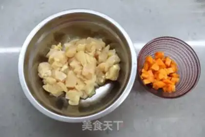 Make Corn chicken sausage step 1