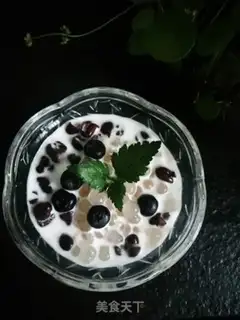 Make Blueberry red bean Simillo step 3