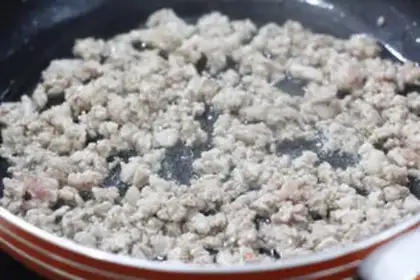 Make Flaming mushroom meat step 3