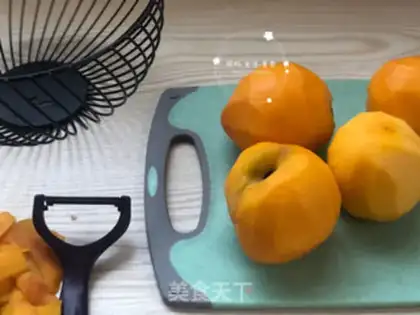 Make Peach candy step 1