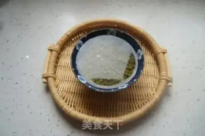 Make Green bean congee step 0