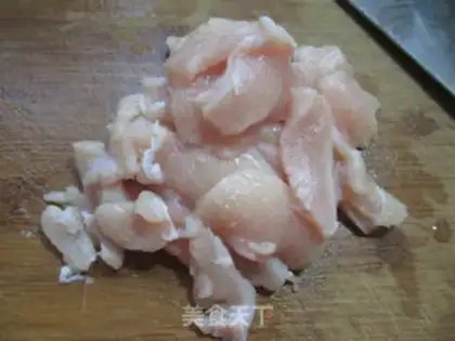 Make Chicken chest fried potatoes step 1