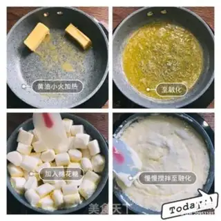 Make Red Snow Souffle step 1