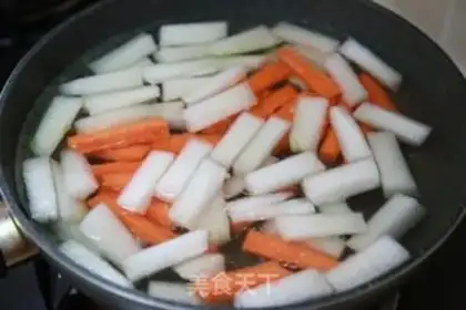 Make Poofed carrots step 2
