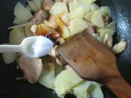 Make Chicken chest fried potatoes step 13